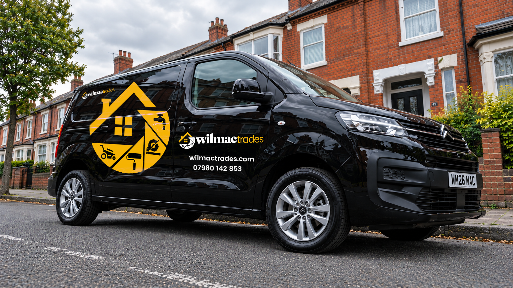 Wilmac Trades van in Birmingham